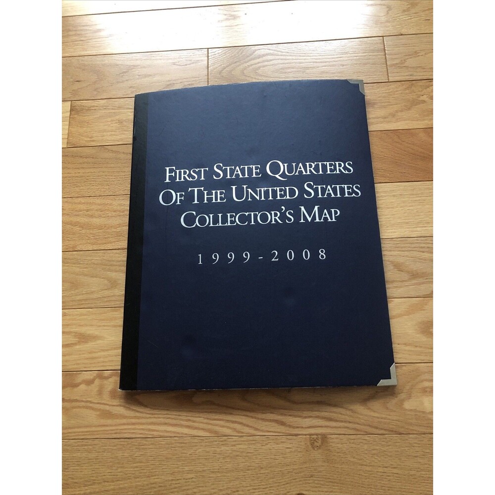 First State Quarters Of The United States Collector's‎ Map 1999-2008 No Coins